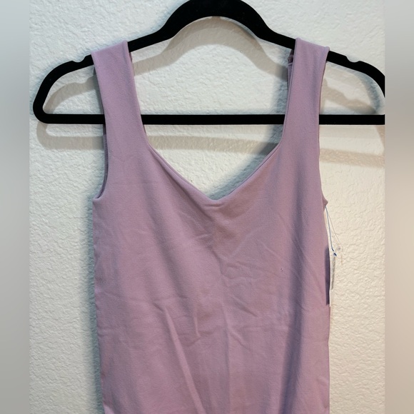 NWT- Free People Intimately Thong Bodysuit w Snap Crotch Lt Purple Size Medium - Picture 2 of 4